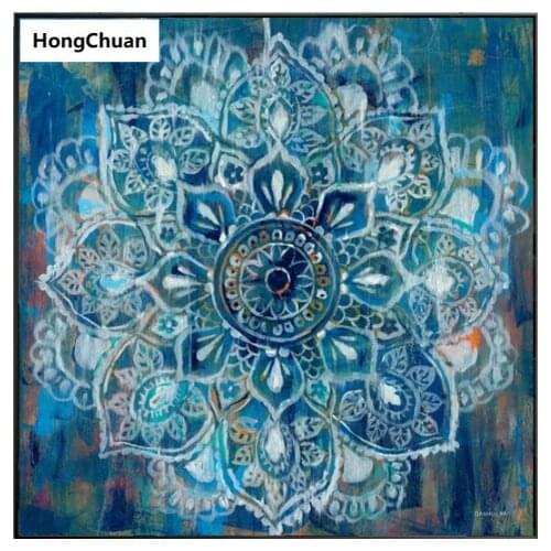 Religious Mandala Full Angle Square Round 5D DIY Diamond Painting Crafts Mosaic Embroidery Rhinestone Decoration