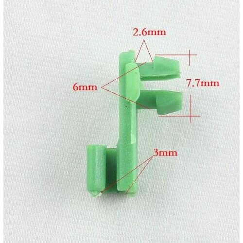 Series 100 Pcs For Honda side door lock rod plastic clips green retainer car clamp Replaces OEM Part 72116-SV4-003