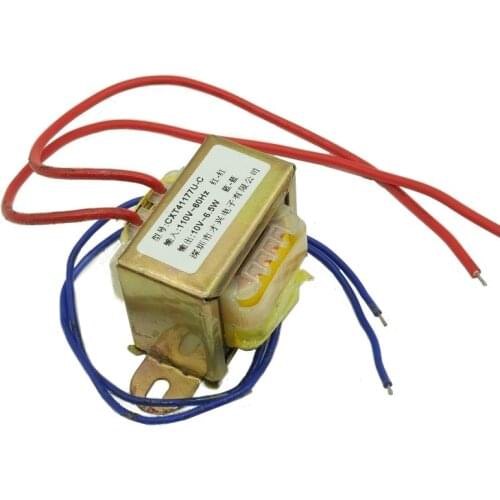EI41-6W power transformer 110V to 10V 600mA AC 10V 0.6A DB-6VA 6W power frequency