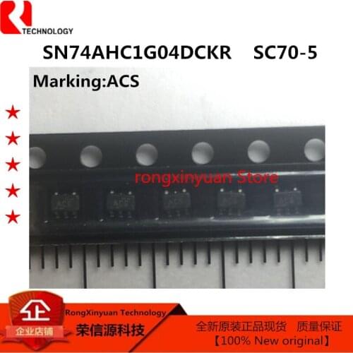 SN74AHC1G04DCKR Marking: ACS AC SN74AHC1G04DCKT SC70-5 SN74AHC1G04DCK SN74AHC1G04 SINGLE INVERTER GATE 100% New original