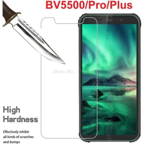 Tempered Glass For Blackview BV5500 Plus Screen Protector Scratch proof Phone Protective Film On Blackview BV5500 Pro IP68 Glass