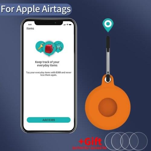 Protector Bumper Cover For Apple Airtags Liquid Protective Soft Holder Case Front+Back Film For AirTags Tracker Not Glass