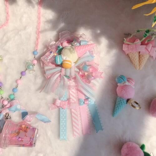 Ice Cream Badge Baji Drag Lolita Sweet Small Japanese-Style All-match Accessories