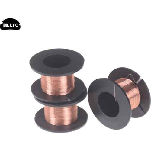1pcs QA Enameled Copper Wire Red Magnetic Wire For Inductance Coil Relay Electric Meter Coil Winding Magnet Wire 0.1mm*11m