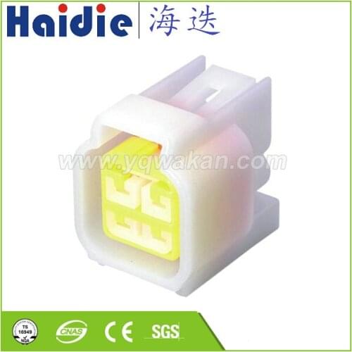 Free shipping 5sets 4pin Auto Electri waterproof harness Electric cable connector FW-C-4F-W