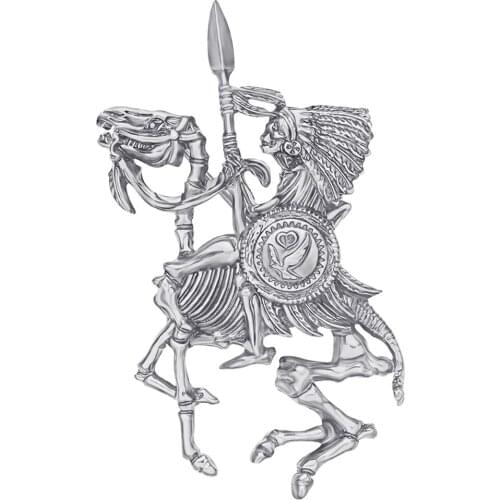 Bonsny Alloy Antique Silver Plated Halloween Grim Death Reaper Brooches Skull Skeleton Pin Jewelry For Lady Girls Festival Gifts