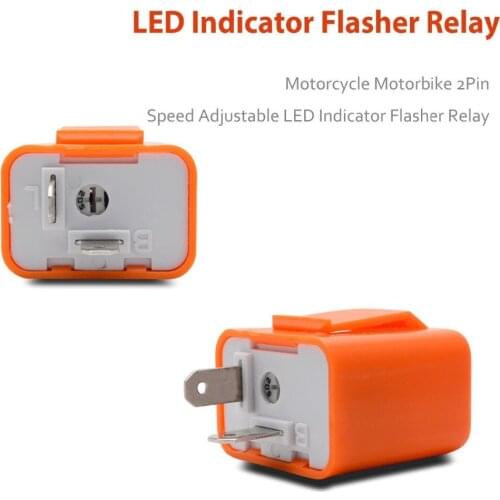 Flasher relay for LED indicator motorcycle motorbike bike resistor 2 Pin 12V