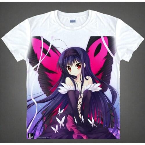 Accel World T-Shirt Black Snow Princess Shirt summer cool shirts short sleeves mens & womens t-shirts colorfast anime t-shirts
