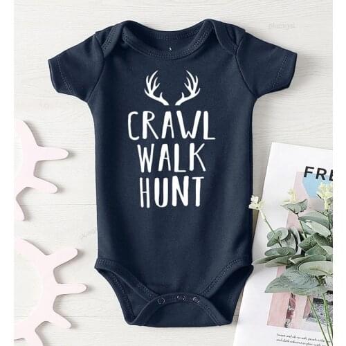 Baby Girls Clothes Baby Girl Winter Clothes Jumpsuit for Newborn Printing Crawl Walk Hunt Clothing for Babies Cotton Rompers