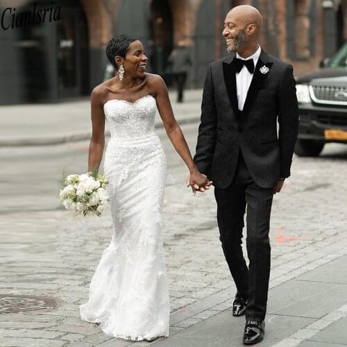 Tailor-Made Black Wedding Men Suits Slim Fit Tuxedo 2 Pieces Suits Groom Prom Jacquard Blazer Terno Masculino Suits