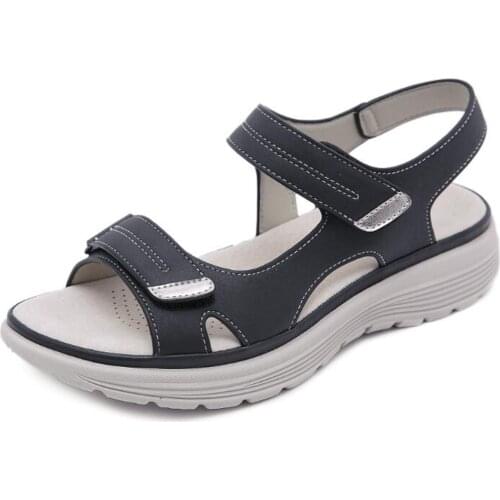 Fashion Casual Sports Sandals New Summer Flat Womens Shoes Roman Beach Shoes Lightweight Womens Sandals Large size zy529