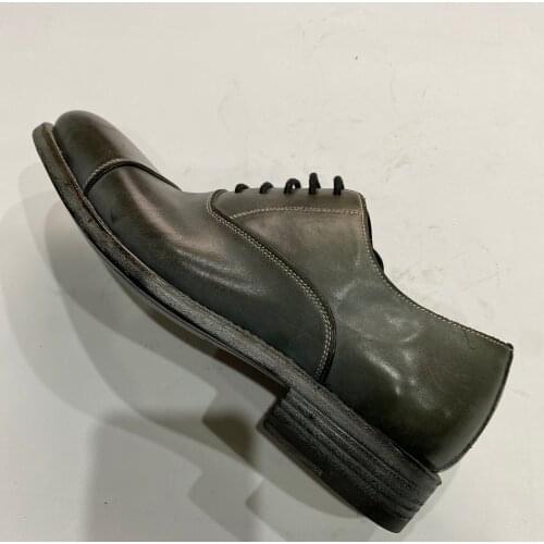 BR3 Custom Made Top Quality Handmade Goodyear Welted Skill Italian Cowhide Genuine Cow Leather Stylish Shoe Size 38-49