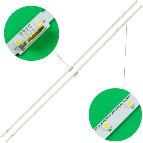 New 2pcs/Kit LED strip for SAMSUNG TV UE55NU7400 HG55EJ690 UN55NU7100 CY CN055HGLV2H BN96 45913A L1 NU7.1/7.3 E5 CDM S20(2)