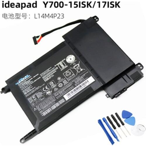 14.8V 60WH 4050mAh new Original L14M4P23 L14S4P22 Laptop Battery For Lenovo IdeaPad Y700