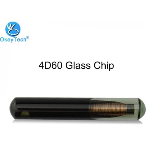 OkeyTech 5pcs/lot 4D60 Glass Transponder Chip Blank Car Key 4D 60 Transponder Chips For Ford Focus Fiesta Remote Auto Key Shell