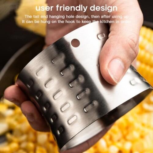 1pc Stainless Steel Cob Cutter Thresher Stripper Fruit Vegetable Cooking Tools Kitchen Corn Peeler Corn Stripper Home Portable