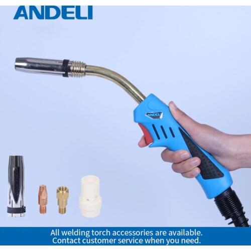 ANDELI 36KD MIG/MAG Torch 3m MIG Welding Gun with Euro Connector MIG Welding Machine Accessories
