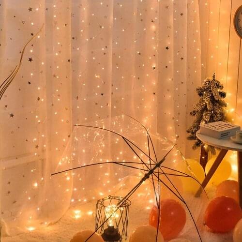 3*2m 200Leds Led Curtain String Light Led Garland Party Patio Window Home Decor Fairy Lights Xmas Christmas Wedding Lights F84