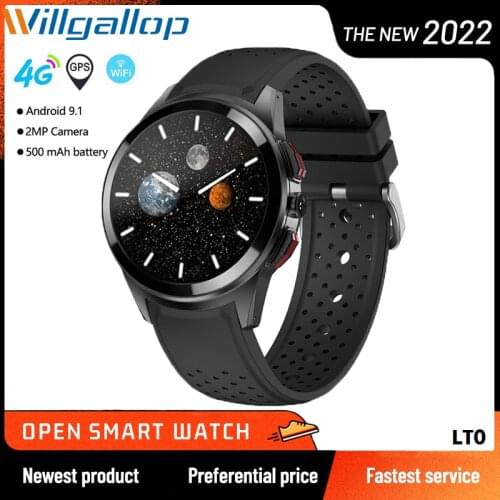 Willgallop LT10 4G SmartWatch SIM Card Phone Call WiFi Camera 800W pixel AI Voice Assistant GPS Sports Bracelet for Android IOS
