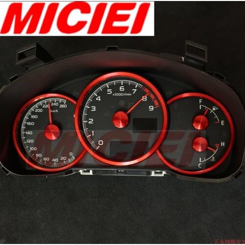 High quality Speedometer odometer tachometer Instrument Aluminum decoration cover ring for Toyota GT86 FT 86 SUBARU BRZ FRS