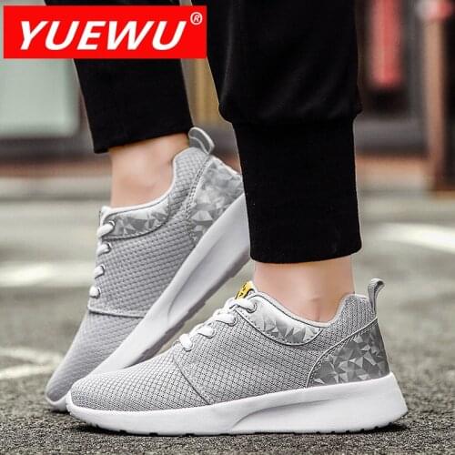 YUEWU Sneakers Women Shoes Flats Casual Ladies Shoe Woman Lace-Up Mesh Light Breathable Female zapatillas de deporte para mujer
