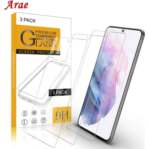 3PCS 33D Anti Scratch Tempered Glass Protector For Samsung Galaxy S21 Ultra 5G S21 Plus Full Cover Screen Protector Glass