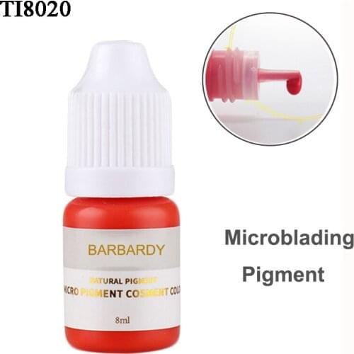 1pc Microblading Pigment Color for Semi Permanent Makeup Eyebrow Lip Microblading Supplies Tattoo Ink 3d Embroidery Accessories