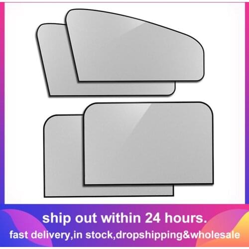 4PCS Car Window Magnetic Sunshade Sunscreen Car Window Shade