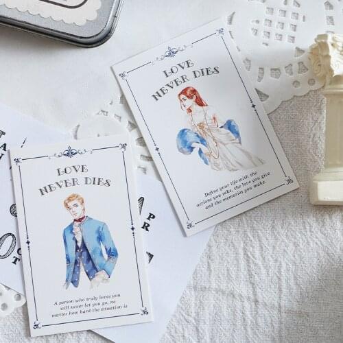 5.2*8cm 54pcs Mini Card Phantom of the Opera style as Scrapbooking DIY party invitation cards valentine Christmas