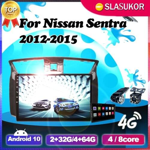 6+128G Android 10 For Nissan Sentra 2012 - 2014 2015 Radio Carplay 4G Auto Video Player Navigation Car GPS DVD Carplay Kein 2din