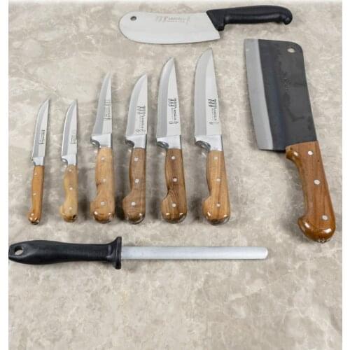9 parts Original Riding On Knife set made in turkey
