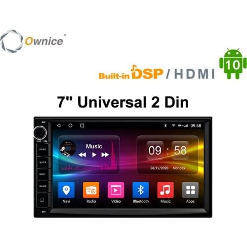 Ownice 7" 2din Car Radio Android 10.0 Auto Audio Navigation GPS MP5 Universal Multimedia Car Video Player for Nissan VW Toyota