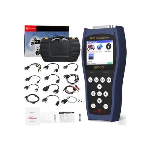 Asian Motorcycle Diagnostic Tool MST500 Zeus Motorscan Universal Motorbike Fault Code Erase Tool For H-onda S-uzuki K-awasaki
