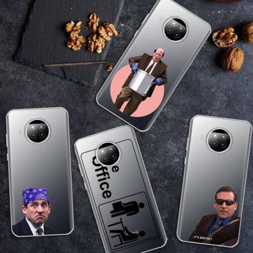 The Office Phone Case Transparent for Xiaomi mi Redmi note 10 t 8 9 pro lite 11 Samsung S 8 9 10 20 plus ultra
