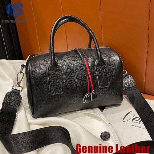 Ladies Handbag Fashion Genuine Leather Shoulder Bags Messenger Bag High Capacity Leather Handbags Casual Female Mobile Bag