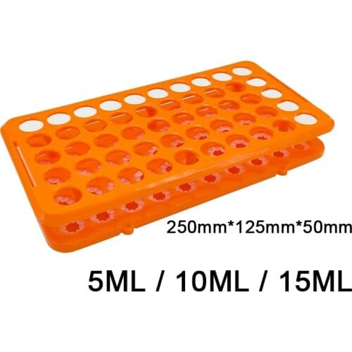 Laboratory Plastic Test Tube Rack Holder for 5ML / 10ML / 15ML Centrifuge Tube Rack , 1pcs