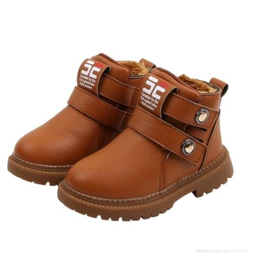 Children Snow Boots Shoes for Girls Boys Boots Fashion Soft Bottom Baby Toddler Shoes 2021 Autumn Winter Kids Boots Dropshipping