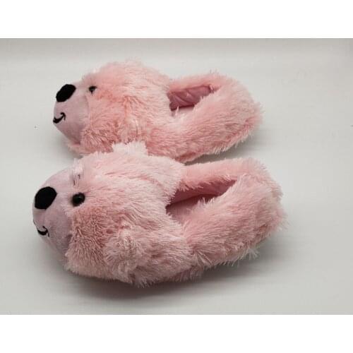 Pig animal indoor warm custom fur slippers timber land shoes Custom slippers Home House Slipper Children men women winter shoes