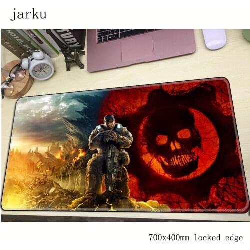 Big gears of war mousepad gamer 700x400X3MM gaming mouse pad large gifts notebook pc accessories laptop padmouse ergonomic mat
