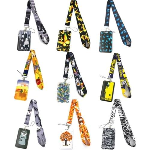 Carded credit card ID Cards Holder Bag female student travel bank bus business card cover badge accessories gifts