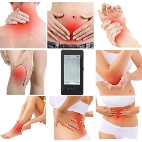 Rechargeable 28 Modes Tens Unit Muscle Stimulator Pain Relief Machine Electric Pulse Impulse Mini Massager with 10 Pads