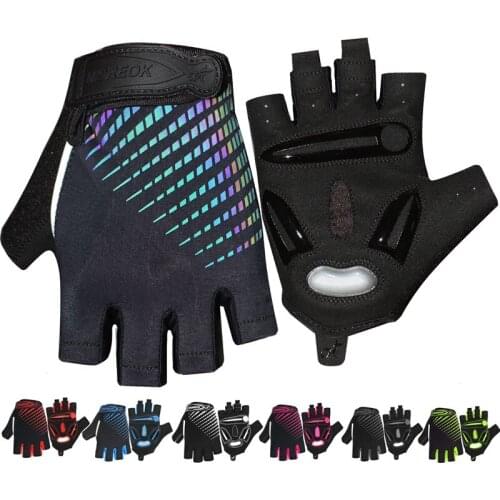 Anti-slip Cycling Gloves Half Finger Breathable MTB Mountain Bike Gloves Bicycle Motorcycle Fingerless Gloves Cycling Equipment