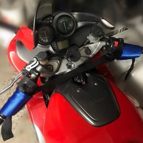 Motorcycle Handlebar Straps Motorbike Handlebar Tie Down Hassle-free Way to Secure Quick and Easy to Use Blue and Red Color