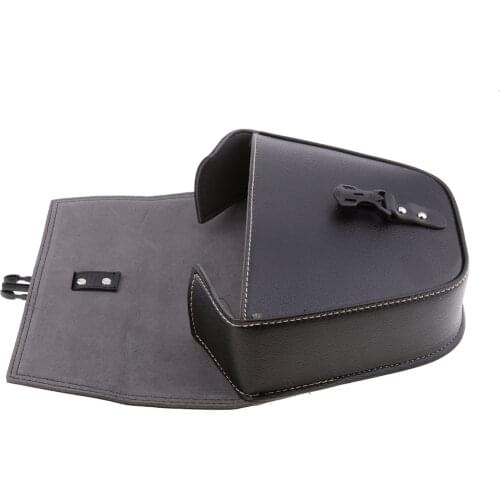 Motorcycle PU Leather Classic Saddlebags Tool Bag Pouch For Suzuki Ducati