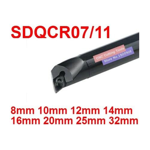 1PCS S08K-SDQCR07/S10K-SDQCR07/S12M-SDQCR07/S16Q-SDQCR011/S20R-SDQCR11/S25S-SDQCR11/S32T-SDQCR11 SDQCL07/11 Turning tools
