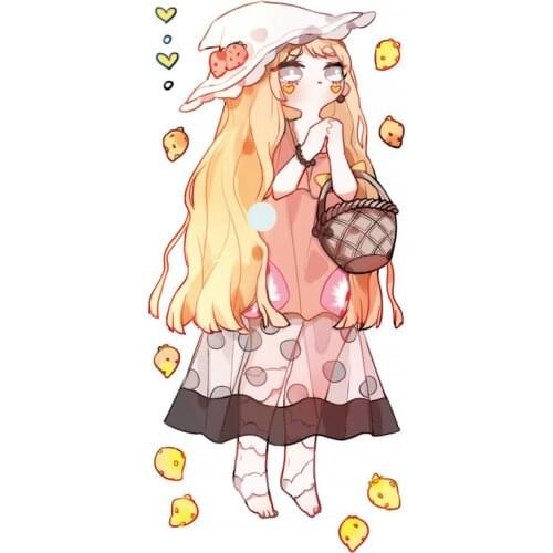 Washi Tape Cartoon Girl Strawberry Feast Long Special