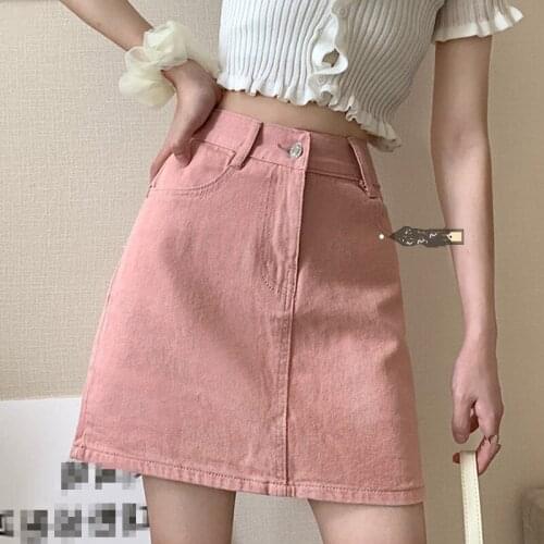 ZG1821 2021 spring summer new women fashion wrap buttock A word big size denim skirt cheap wholesale