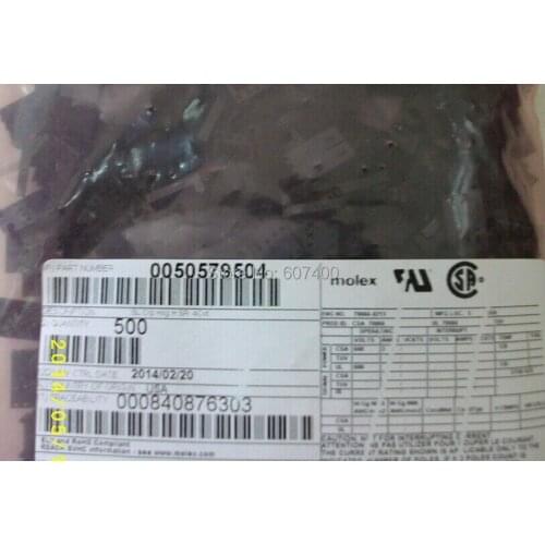 0050579504 CONN HOUSING RCPT .100 4POS black 5057-9504 MOLEX connectors Terminals housings 50-57-9504 100% new and original part