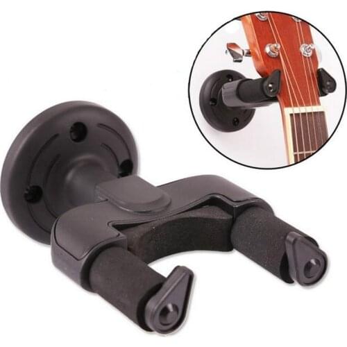 1 pcs Easy To Install Electric Guitar Wall Hanger Holder Stand Rack Hook Mount for All Size guitar hook instrument hook
