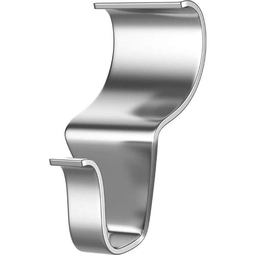 10PCS Stainless Steel S-shaped Hooks Vinyl Siding Hook Heavy Duty Siding Hanger for Outdoor Decoration Punch-free Metal Hooks